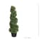Ashland; 37" Spiral Boxwood UV Resistant Topiary by Ashland®; Category:Potted Plants; Image:4
